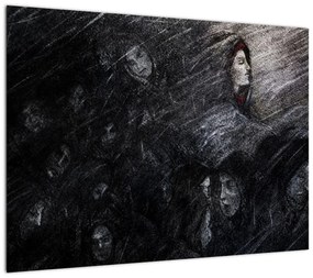 Obraz - Smutek i wyrzeczenie (70x50 cm)