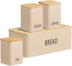 Metalowe pojemniki 4 szt. Tula – House Nordic