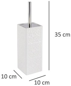 Pojemnik na szczotkę CORDOBA + szczotka WC, WENKO