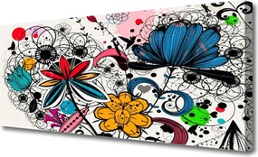 Obraz na płótnie Dynamiczna Kompozycja Kolorów