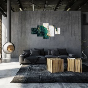 Obraz - Turkusowy marmur (125x70 cm)