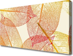 Obraz na płótnie Abstrakcyjne Liście Paproci