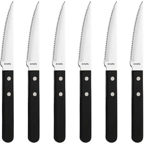 Amefa 6-częściowy zestaw noży do steków Pizza