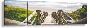 Obraz - Wejście na plażę (170x50 cm)