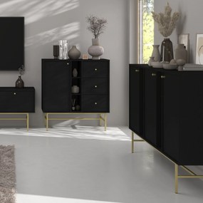 Komoda TORINO 158 cm do Salonu Sypialni Grafit