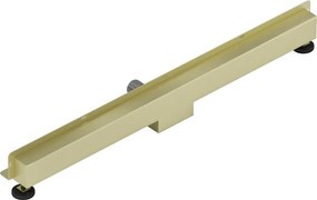 Mexen Flat Wall odpływ liniowy ścienny 2w1 90 cm, złoty szczotkowany - 1A30090
