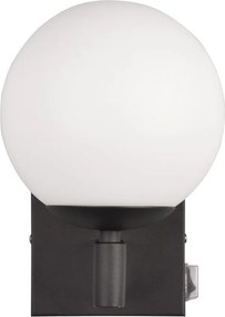 Kinkiet w kolorze matowej czerni ø 14 cm Kula – Trio