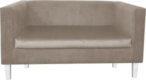 Sofa Monaco : Kolor nogi - Biała, Kolor tkaniny - Paros2/Poso2, Typ tkaniny - Kronos/Poso, Wysokość nogi - 15 cm
