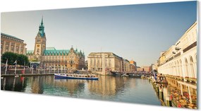 Panel nad Blat Kuchenny Portowa Katedra w Hamburgu