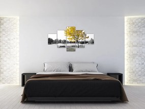 Obraz - Odpoczynek w parku (125x70 cm)