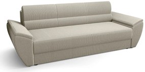 Beżowa rozkładana sofa z funkcją spania L4-B42