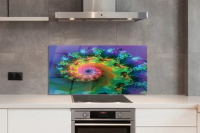 Panel szklany do Kuchni Modernistyczny Wzór Geometryczny