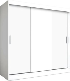 Szafa Przesuwna 200 Cm Biała H1-K65