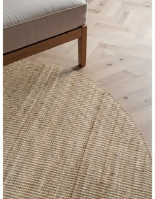 Szarobrązowy okrągły dywan z juty ø 160 cm Bouclé Jaipur – Hanse Home