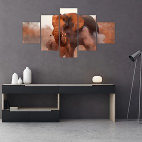Obraz - Wielki słoń afrykański (125x70 cm)
