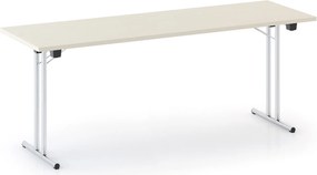 Składany stół konferencyjny FOLDING, 180x80 cm, brzoza