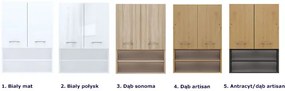 Półka Łazienkowa Biały Ścienna Mat W6-H21