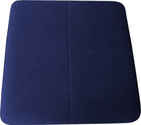 Pufa ZOA tkanina Welur loft ławka podnóżek metal : Kolor Stelaża - Czarny , Kolor tkaniny - VELVET - MG16, Typ tkaniny - Velvet