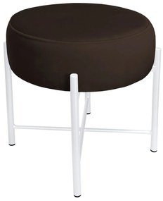 Taboret Pola noga metalowa biała MG05