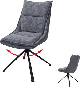 Krzesło do jadalni MCW-N71, szary