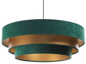 Zielono-złota trzywarstwowa lampa wisząca - S442-Contigo