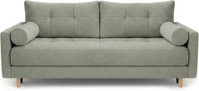 Sofa z Funkcją Spania LONAR Szara Boucle Nowoczesna