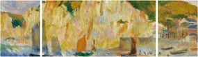 Obraz - Auguste Renoir, Sea and Cliffs, reprodukcje (170x50 cm)