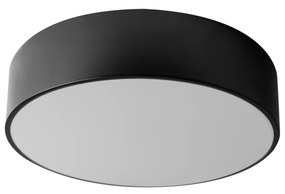 Lampa Plafon 30cm Okrągła Sufitowa app640-3c Czarna