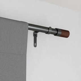 Stalowy regulowany karnisz 183 - 366 cm Blok – Umbra