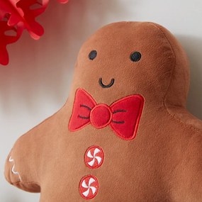 Aksamitna poduszka dekoracyjna ze świątecznym motywem 28x37 cm Gingerbread – Catherine Lansfield