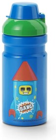 Niebieska butelka dla dzieci 390 ml Rocket – LEGO®