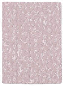Zestaw pikowanego koca i poszewki na poduszkę z satyny bawełnianej 140x200 cm – Butter Kings
