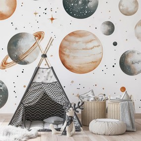Fototapeta - Ziemskie planety (196x136 cm)