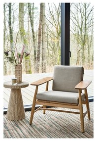 Beżowy ręcznie wykonany wazon z żywicy polimerowej (wysokość 30 cm) Lyng – Villa Collection