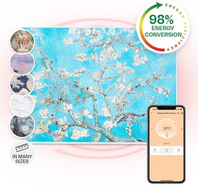 Klarstein Wonderwall Art Smart 500W 60x80cm Obraz na podczerwień Kwiaty