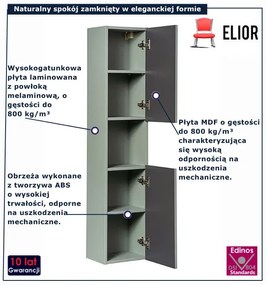 Szałwiowy wiszący słupek łazienkowy D6-H84