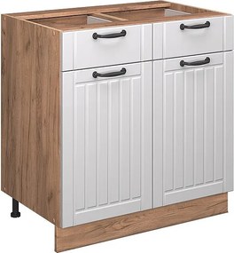 Szafka dolna do kuchni biały domek wiejski 80x60x82 fame-line