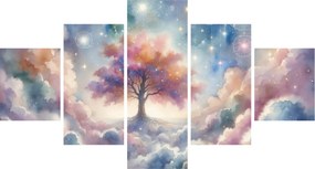 Obraz – Drzewo życia w chmurach (125x70 cm)