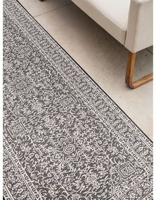 Czarno-biały chodnik odpowiedni na zewnątrz 80x250 cm Duet Kona – NORTHRUGS