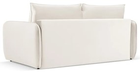 Kremowa aksamitna rozkładana sofa 194 cm Vienna – Cosmopolitan Design