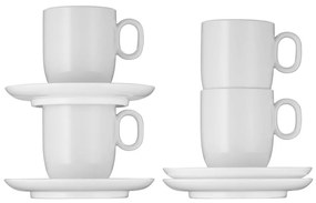 Białe porcelanowe filiżanki do cappuccino zestaw 2 szt. 170 ml Barista – WMF