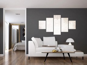 Obraz - Mandale na ścianie (125x70 cm)