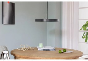 Antracytowa lampa wisząca LED z metalowym kloszem ø 43 cm Asteria Medium – UMAGE