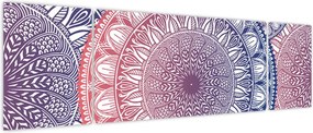 Obraz z mandali (170x50 cm)