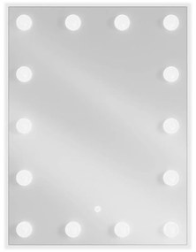 Mexen Dona lustro łazienkowe podświetlane 60 x 80 cm, LED 6000K, antypara - 9818-060-080-611-00