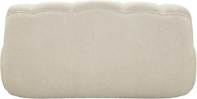 Biała sofa z materiału bouclé 145 cm Ball – Mauro Ferretti