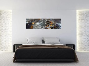 Obraz bransoletki z kropel wody (170x50 cm)