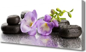 Obraz canvas Elegancka Ozdoba Kwiatowa