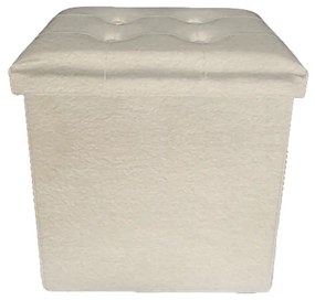 Pufa do przechowywania guzików 38 cm aksamitna