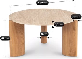 Stolik TRAVERTINO MAX – funkcjonalny model w kilku wariantach